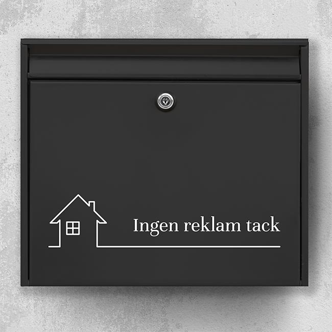 Ingen reklam skylt R08: INGEN REKLAM TACK